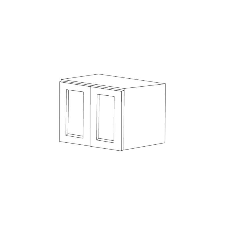 Jersey White Shaker 30x24x24 Wall Cabinet - RTA