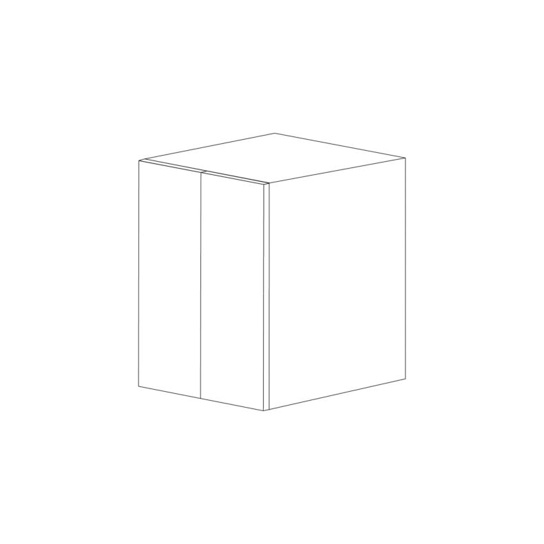 Piano Paint White Gloss 30x30 Wall Cabinet - Assembled