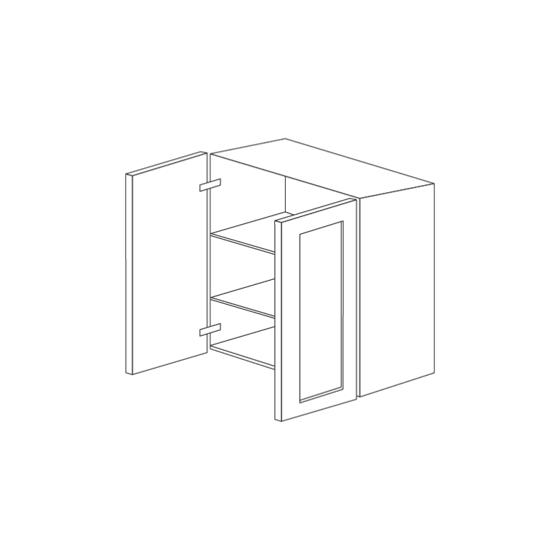 Jersey White Shaker 30x30 Wall Cabinet - RTA