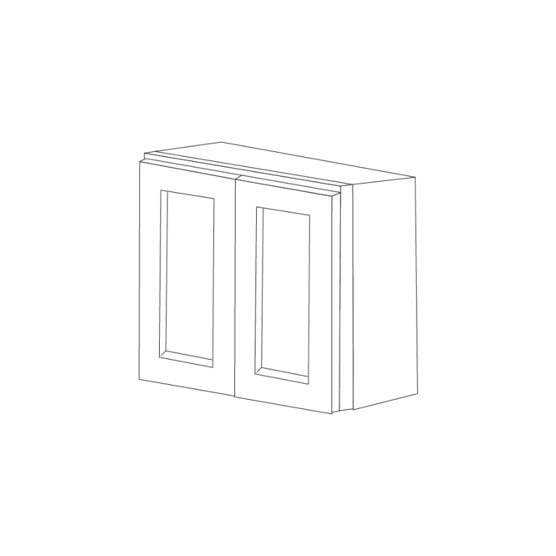 Lexington White Shaker 30x36 Wall Cabinet - RTA Lexington White Shaker 30x36 Wall Cabinet - RTA