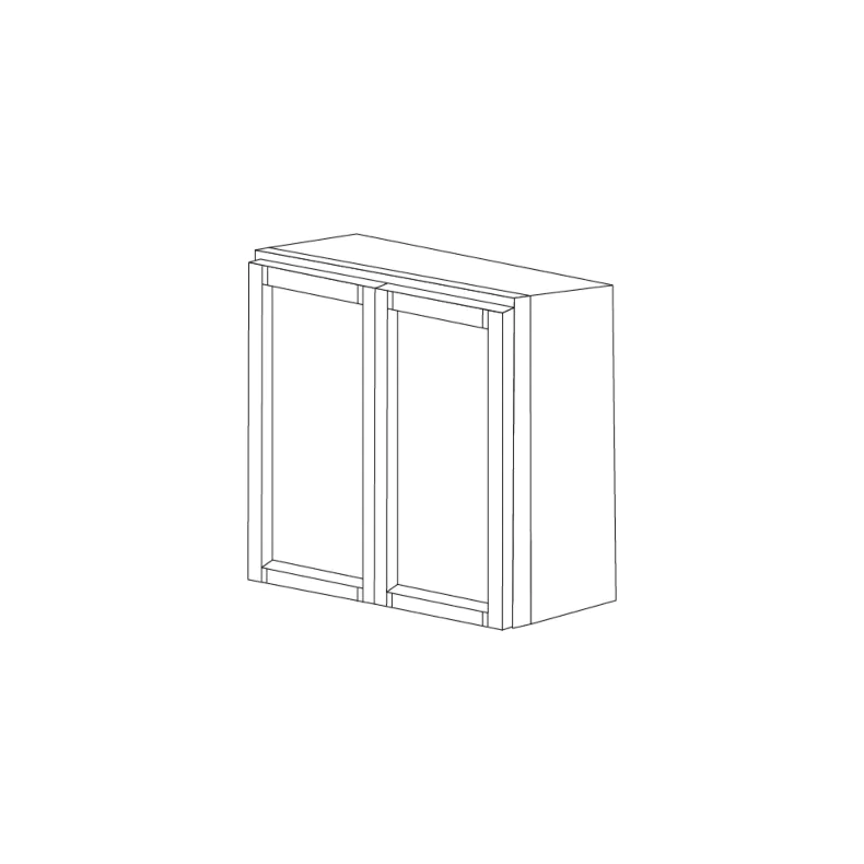 Lacquer White 30x42 Wall Cabinet - RTA Lacquer White 30x42 Wall Cabinet - RTA
