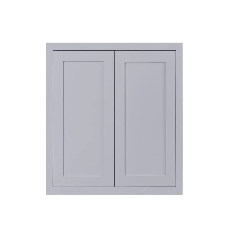 Dark Blue Inset Shaker 33x30 Wall Cabinet - RTA Dark Blue Inset Shaker 33x30 Wall Cabinet - RTA