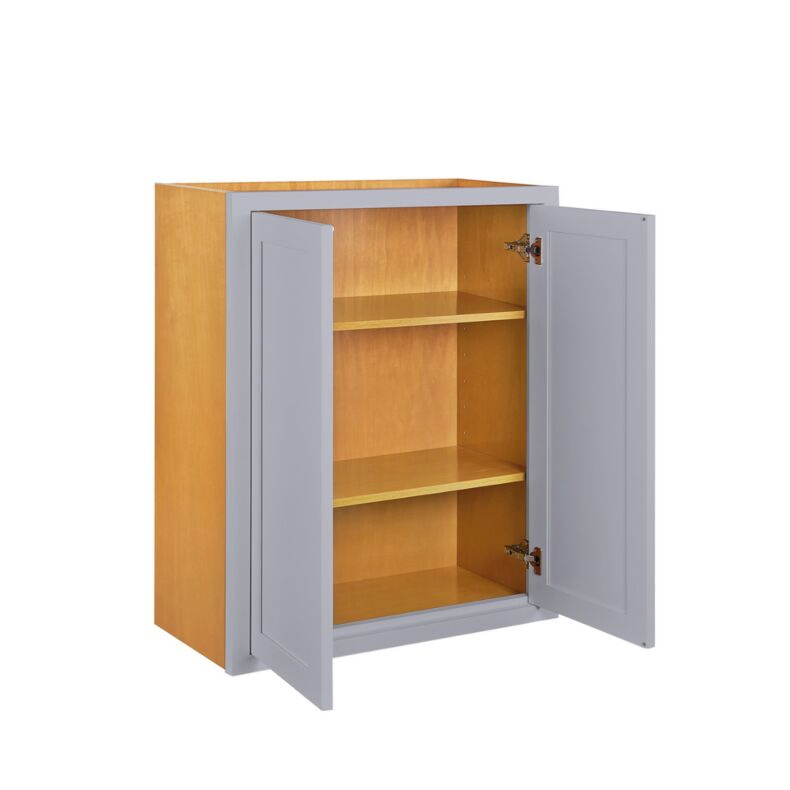 Dark Blue Inset Shaker 33x30 Wall Cabinet - RTA