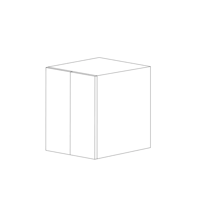 Piano Paint White Gloss 33x42 Wall Cabinet - Assembled Piano Paint White Gloss 33x42 Wall Cabinet - Assembled