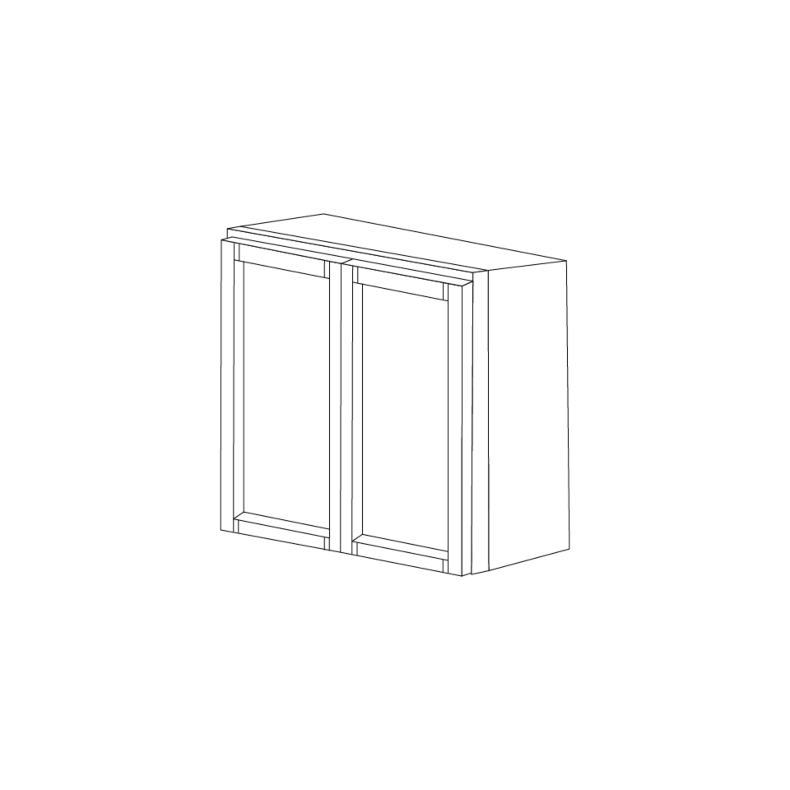 Lexington White Shaker 33x42 Wall Cabinet - Assembled Lexington White Shaker 33x42 Wall Cabinet - Assembled