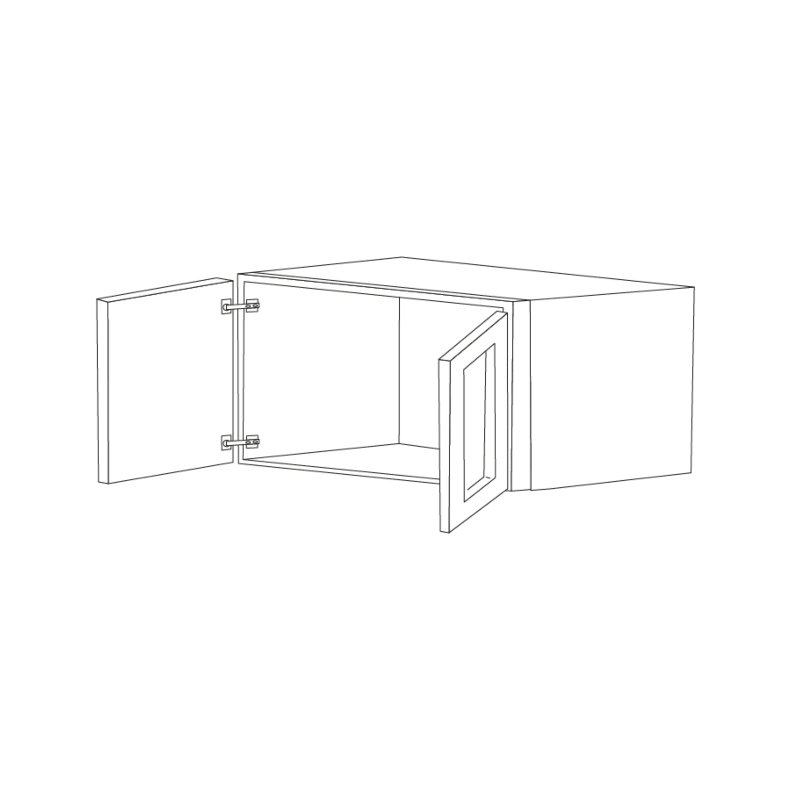 Lexington Grey Shaker 36x12x24 Wall Cabinet - RTA