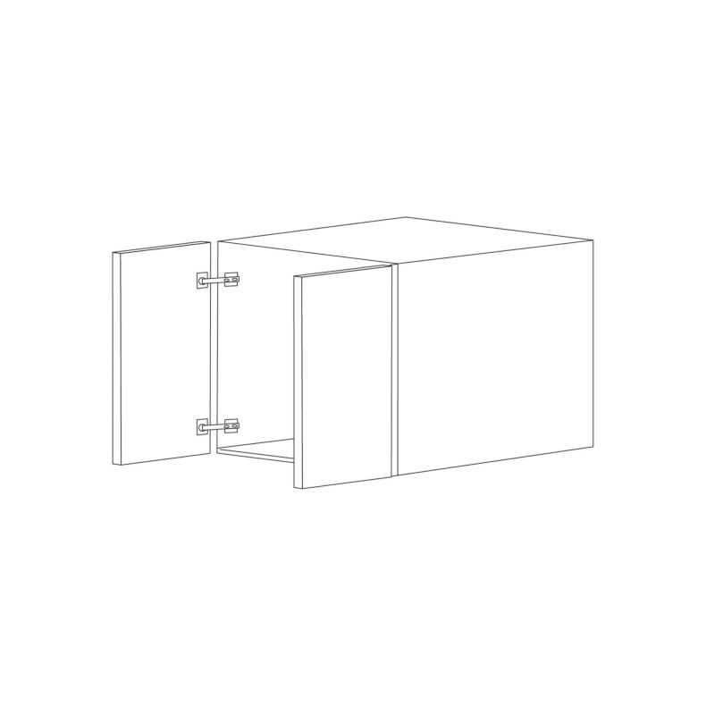 Calypso Grey 36x15 Wall Cabinet - RTA
