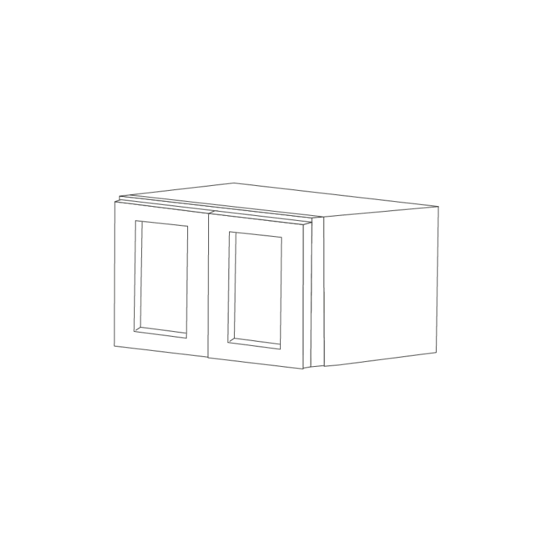 Lexington Grey Shaker 36x15x24 Wall Cabinet - RTA