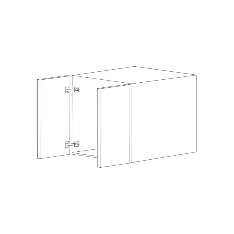 Calypso Grey 36x18 Wall Cabinet - RTA