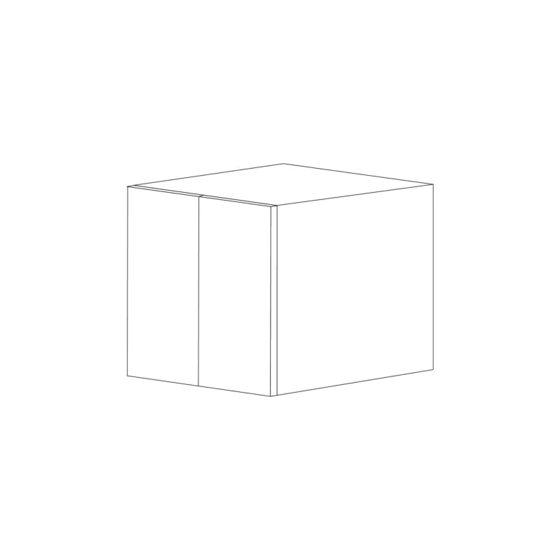 Dark Wood 36x18x24 Wall Cabinet - RTA Dark Wood 36x18x24 Wall Cabinet - RTA