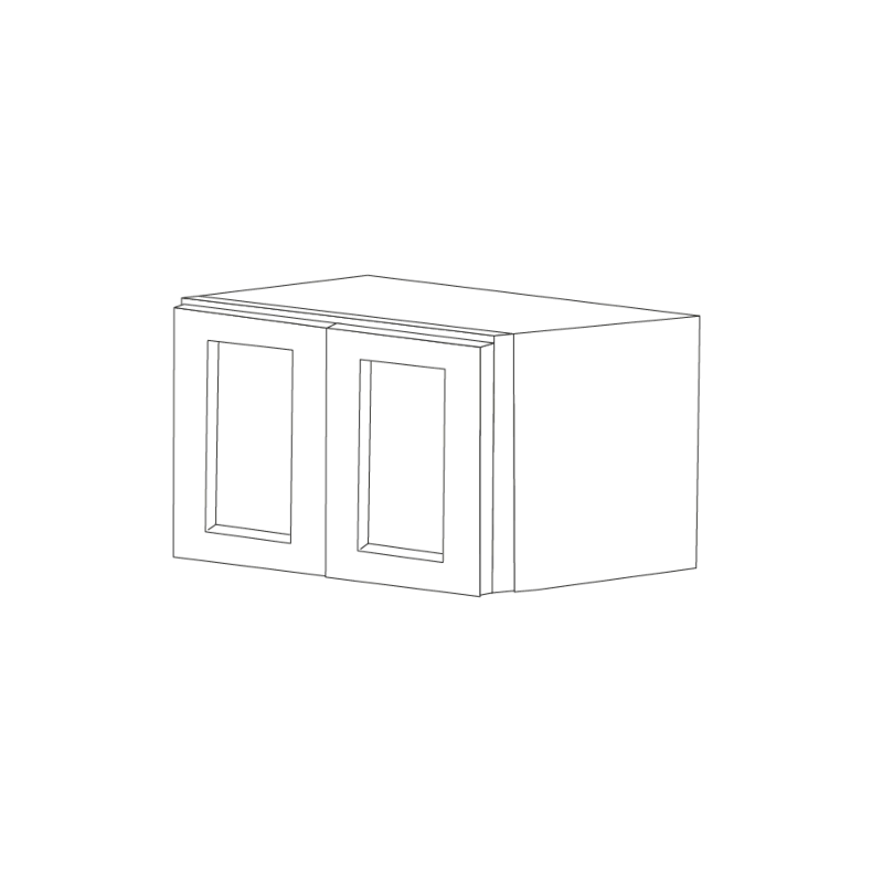 Calypso Grey 36x18x24 Wall Cabinet - Assembled Calypso Grey 36x18x24 Wall Cabinet - Assembled