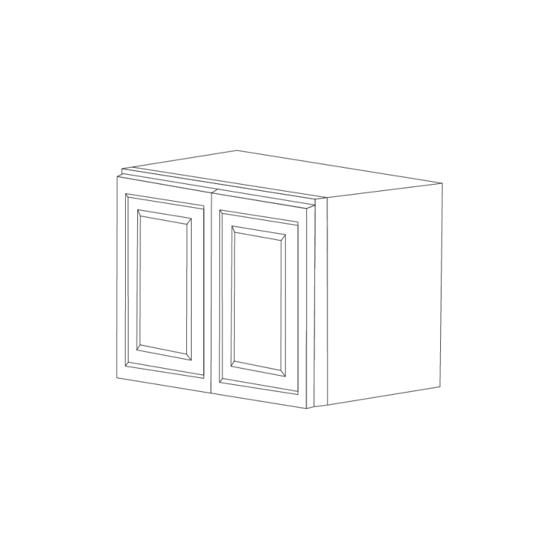 Romona Modern Gray 36x21x12 Wall Cabinet - Assembled Romona Modern Gray 36x21x12 Wall Cabinet - Assembled