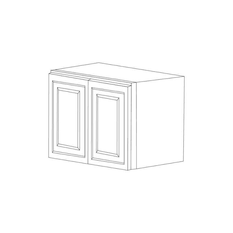 Classic Snow White 36x24 Wall Cabinet RTA
