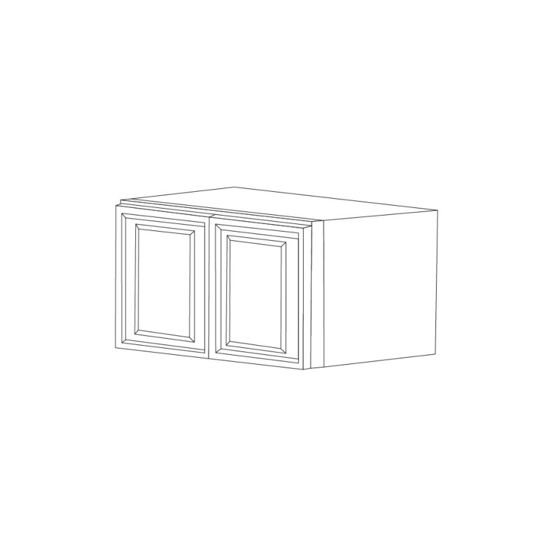 Romona Modern Gray 36x24x12 Wall Cabinet - RTA Romona Modern Gray 36x24x12 Wall Cabinet - RTA