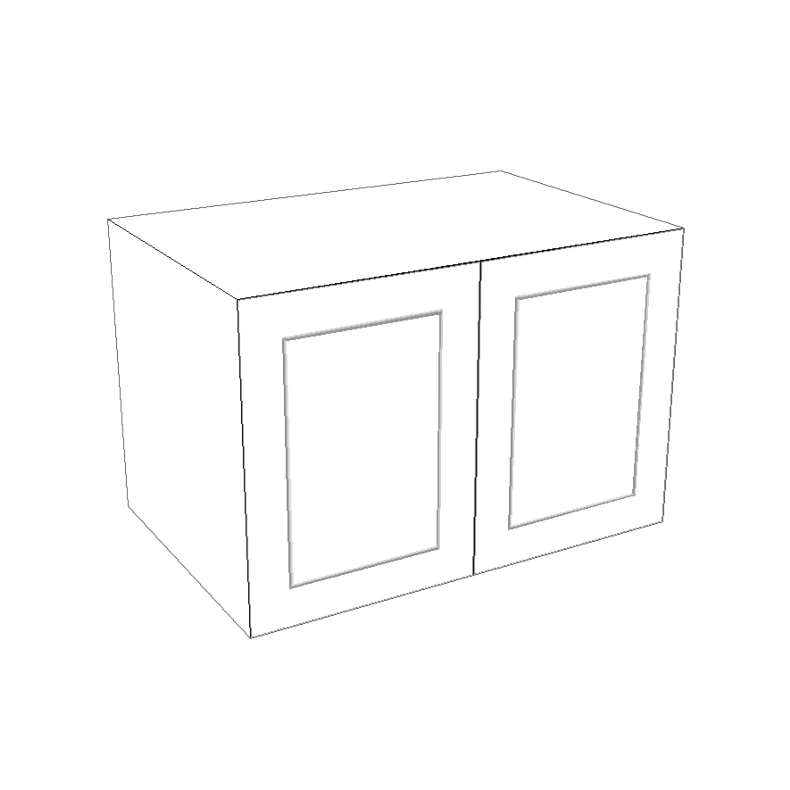 Ash Taupe 24x24x24 Wall Cabinet RTA Kitchen Cabinets