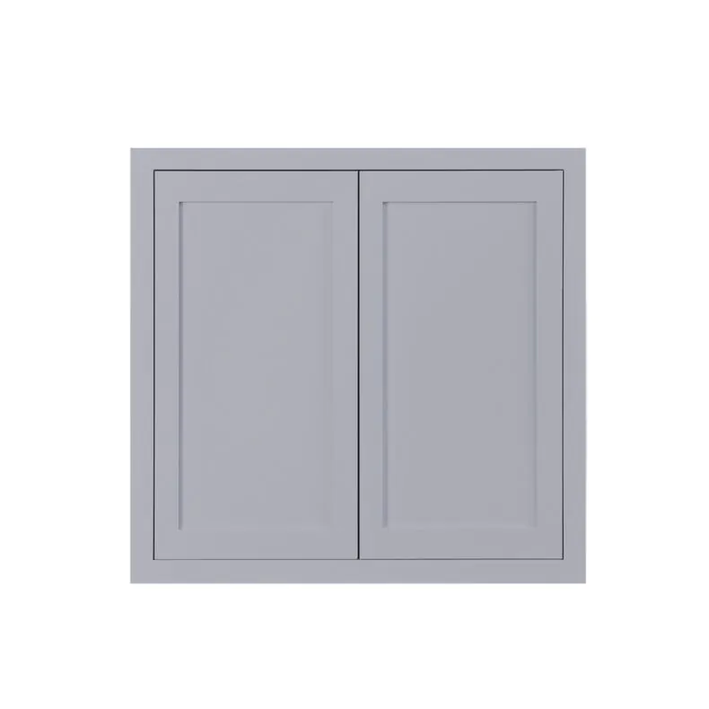 Dark Blue Inset Shaker 36x30 Wall Cabinet - RTA Dark Blue Inset Shaker 36x30 Wall Cabinet - RTA