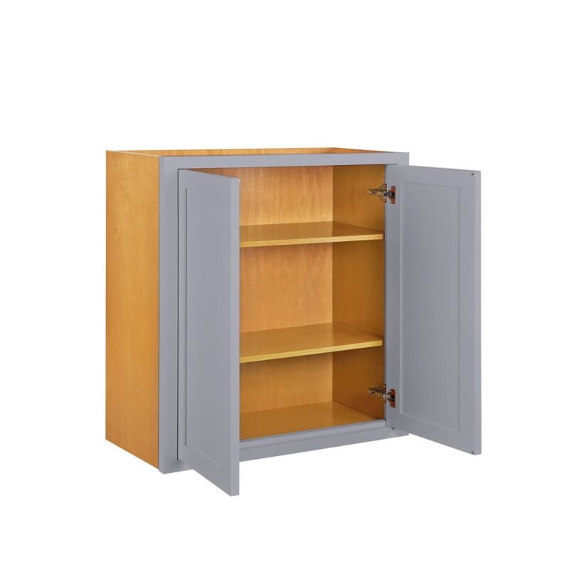 Dark Blue Inset Shaker 36x30 Wall Cabinet - RTA