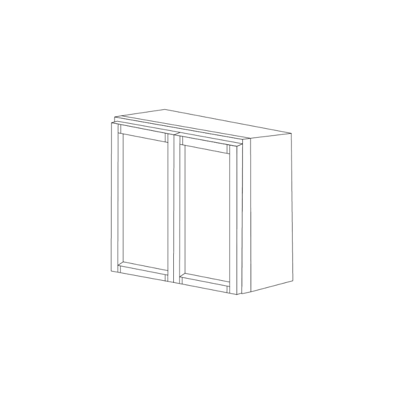 Walnut 36x42 Wall Cabinet - RTA Walnut 36x42 Wall Cabinet - RTA