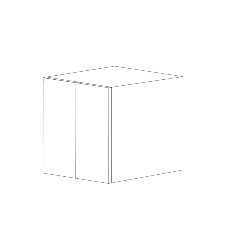 Dark Wood 36x42 Wall Cabinet - RTA Dark Wood 36x42 Wall Cabinet - RTA