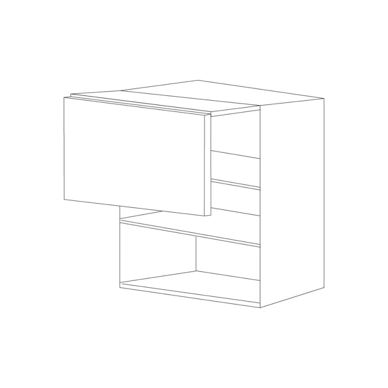 Pale Pine 36x30 Horizontal Wall Bi-Fold Cabinet - RTA
