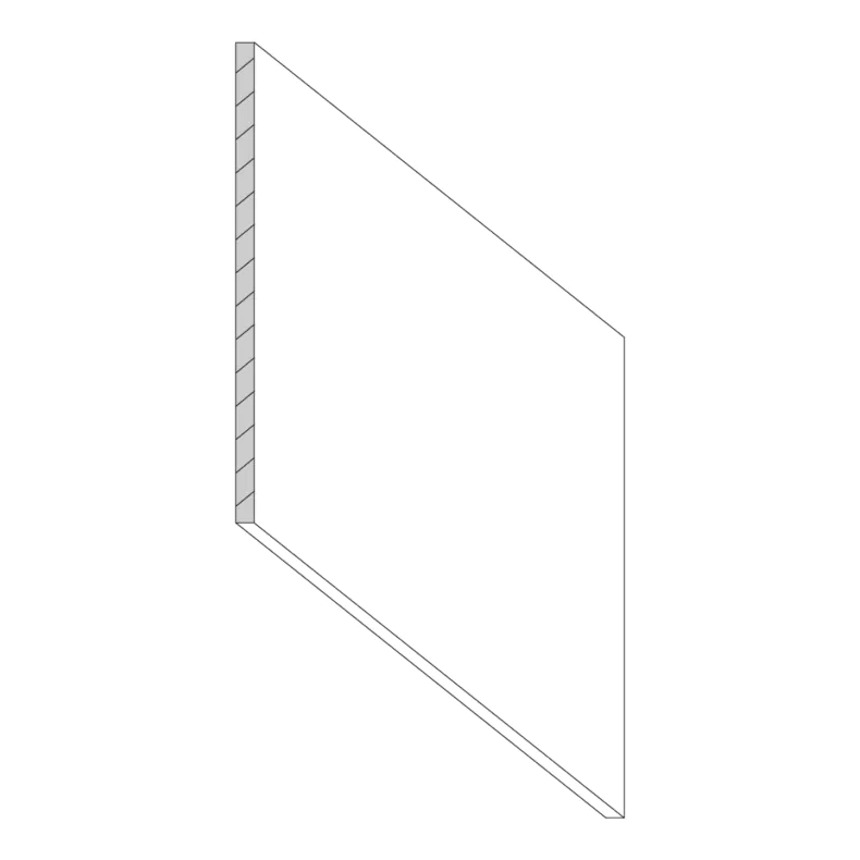 Jersey White Shaker 13x96 Wall Bottom Panel Jersey White Shaker 13x96 Wall Bottom Panel