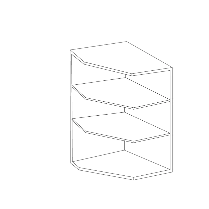 Aspen White Shaker 12x30 Wall End Shelf RTA Aspen White Shaker 12x30 Wall End Shelf RTA