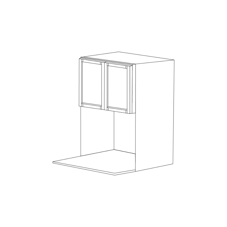 Lexington Grey Shaker 27x30x12 Wall Microwave Cabinet - Assembled Lexington Grey Shaker 27x30x12 Wall Microwave Cabinet - Assembled