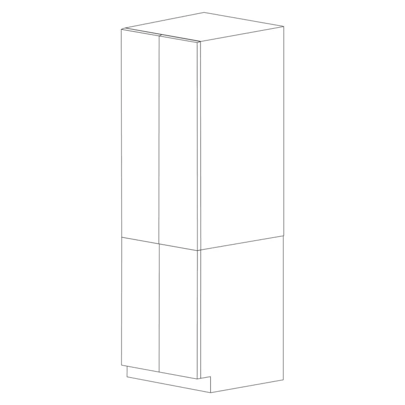Bella 30x84 Pantry Cabinet - White Melamine Box - RTA Bella 30x84 Pantry Cabinet - White Melamine Box - RTA