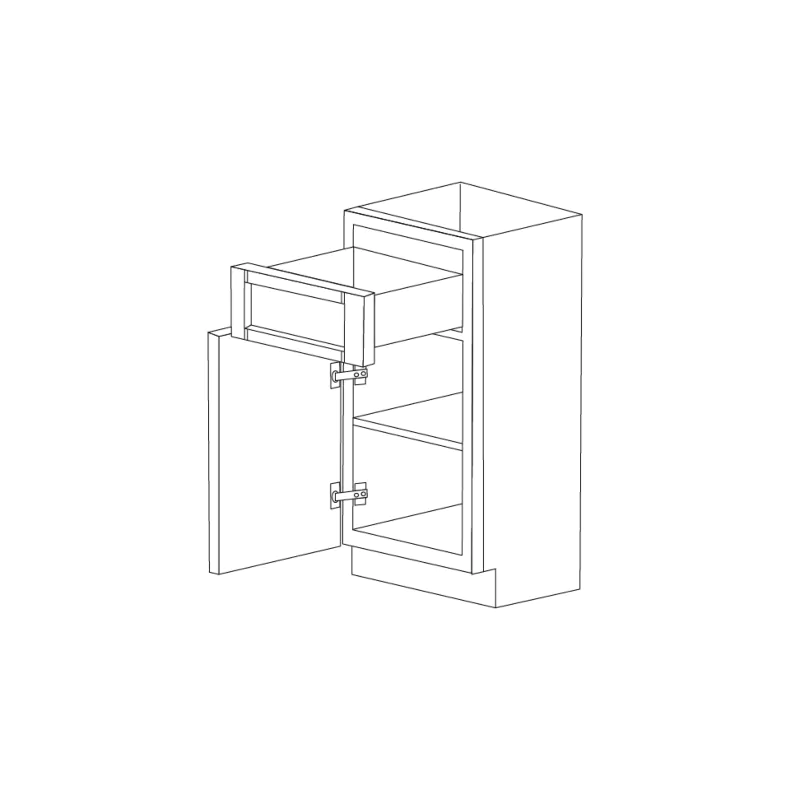 Carolina Hickory Shaker 21" Base Cabinet - RTA Carolina Hickory Shaker 21" Base Cabinet - RTA