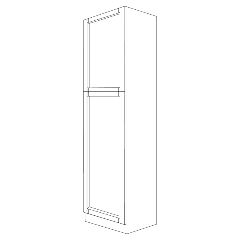 Manhattan Modern Grey 18x90 Utility Cabinet - RTA Manhattan Modern Grey 18x90 Utility Cabinet - RTA