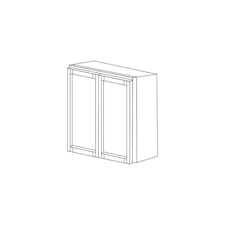 Carolina Hickory Shaker 24x36 Pantry/Oven Cabinet Top Part - RTA