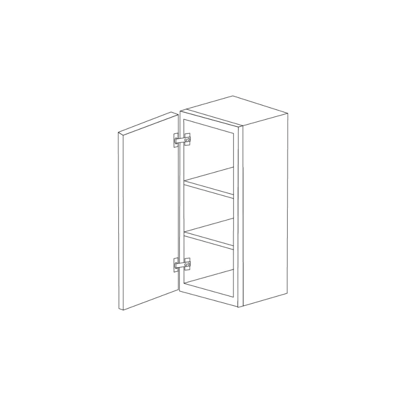 Manhattan Modern Grey 9x36 Wall Cabinet - RTA Manhattan Modern Grey 9x36 Wall Cabinet - RTA