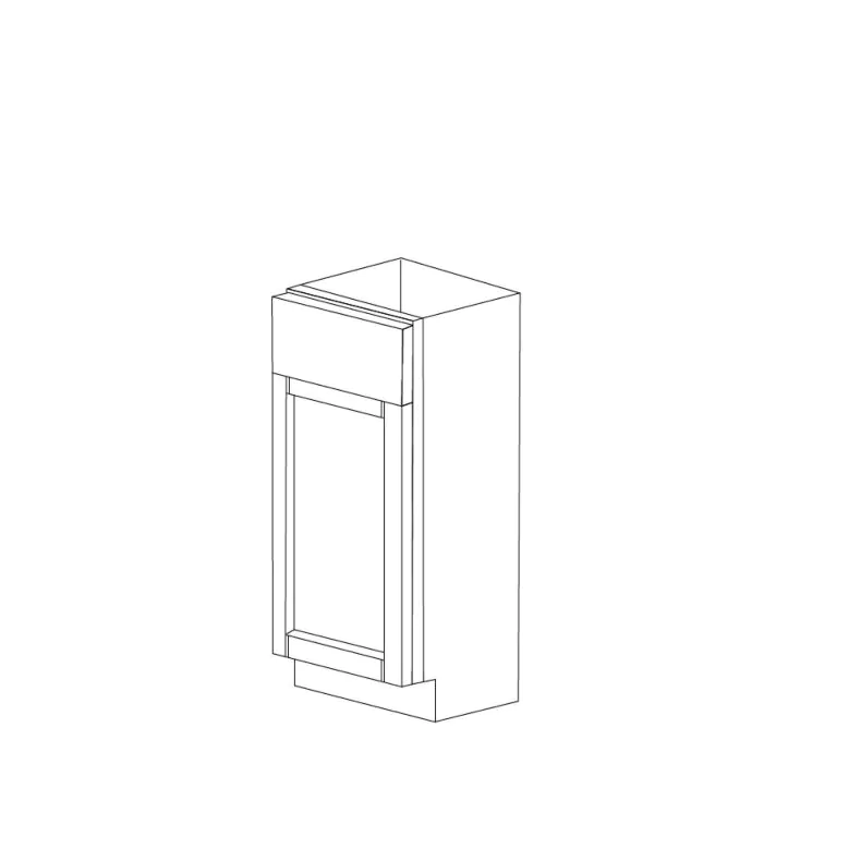 Classic Snow White 12" Base Cabinet RTA Classic Snow White 12" Base Cabinet RTA