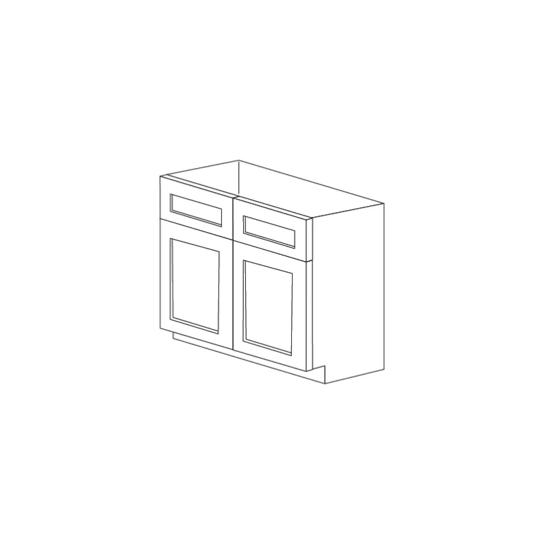 Lunar Slim White Shaker 36" Base Cabinet - RTA Lunar Slim White Shaker 36" Base Cabinet - RTA