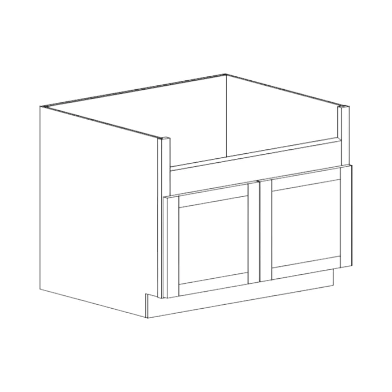 Navy Blue Shaker 36" Farm Sink Base Cabinet - RTA Navy Blue Shaker 36" Farm Sink Base Cabinet - RTA