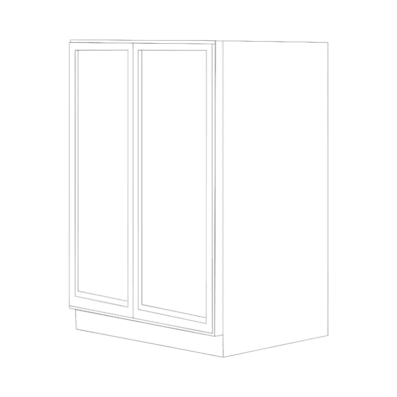 Sage Green Shaker 24x54 Lower Pantry Cabinet - RTA Sage Green Shaker 24x54 Lower Pantry Cabinet - RTA