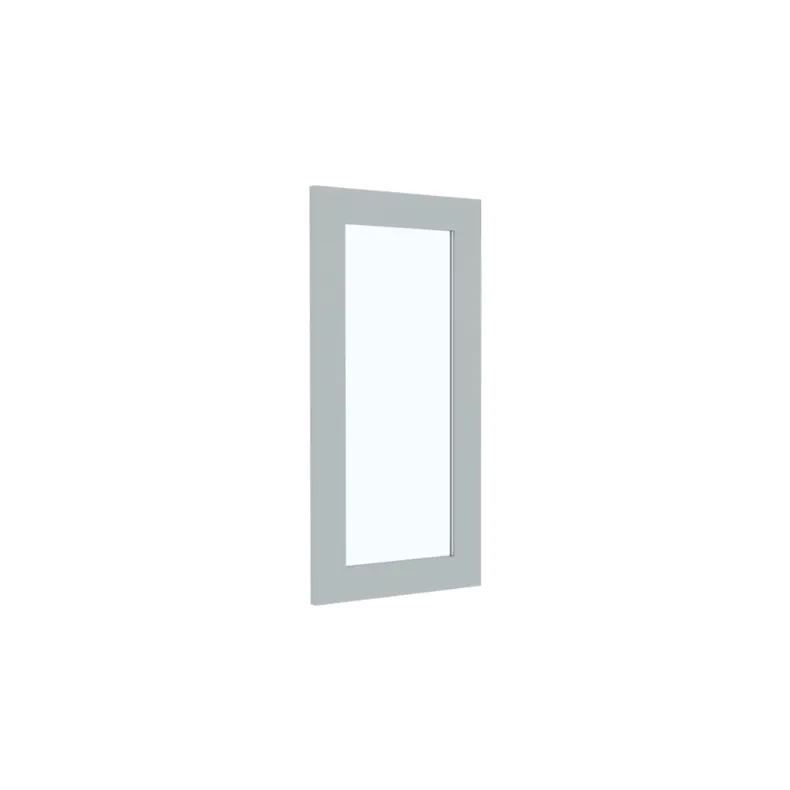 Lunar Grey Shaker Glass Door 15"Wx30"H Lunar Grey Shaker Glass Door 15"Wx30"H