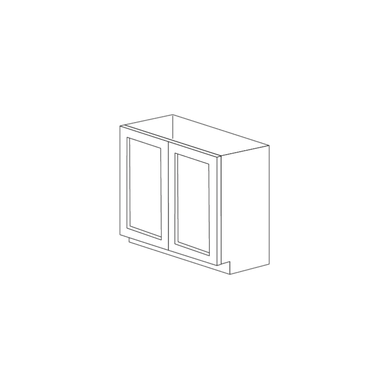 Jersey White 24" Base Cabinet with Full Height Door - RTA Jersey White 24" Base Cabinet with Full Height Door - RTA