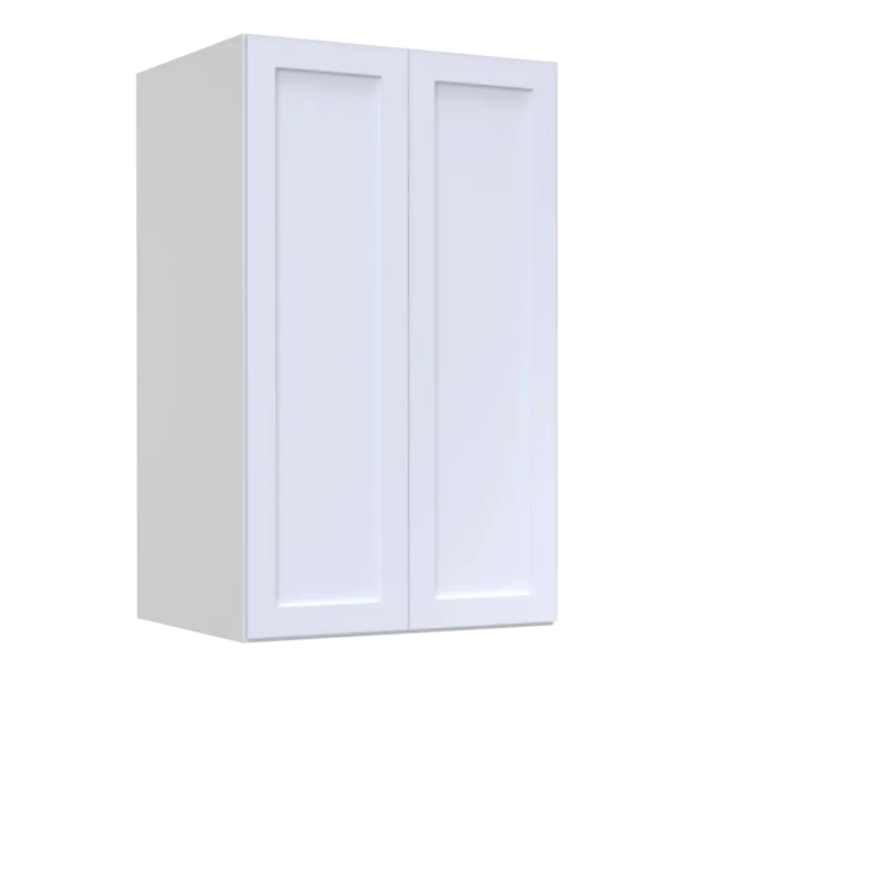 Lunar White Shaker 30x61 Pantry Top Part - White Melamine Box - RTA Lunar White Shaker 30x61 Pantry Top Part - White Melamine Box - RTA