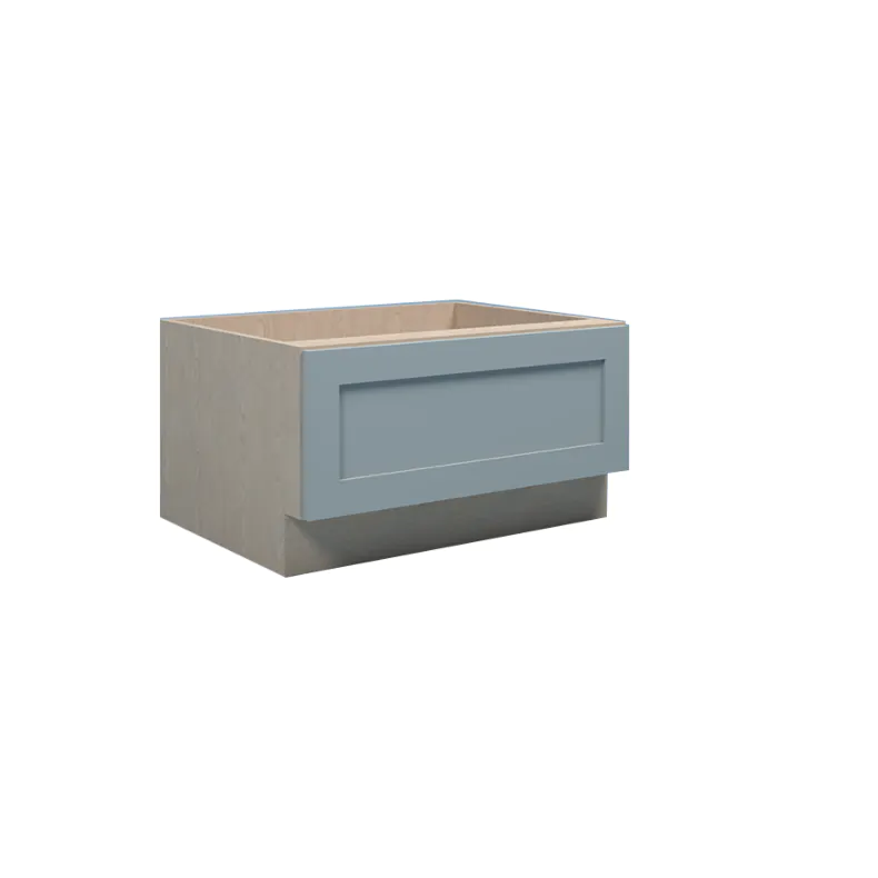 Lunar Grey Shaker 30" Oven Base Cabinet - 12" Drawer Lunar Grey Shaker 30" Oven Base Cabinet - 12" Drawer