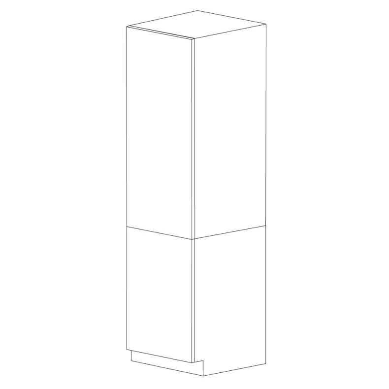 Piano Paint White Gloss 24x84 Utility Cabinet - RTA