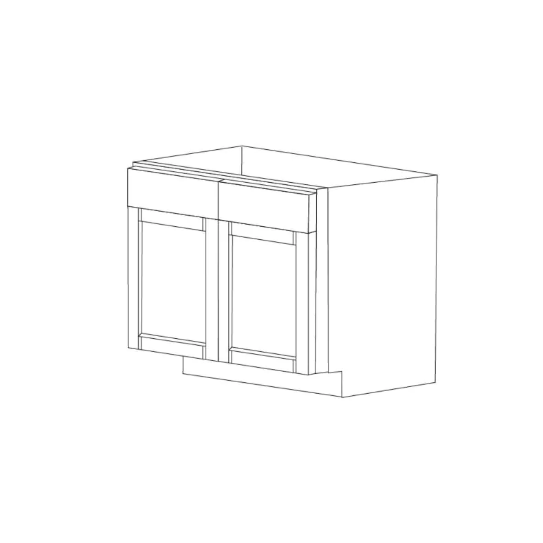 Classic Snow White 36" Sink Base Cabinet - RTA Classic Snow White 36" Sink Base Cabinet - RTA
