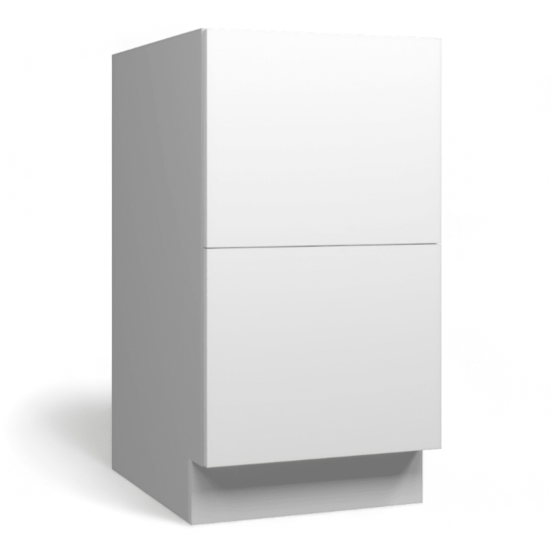 Super Matte Jade 18" Two Drawer Base Cabinet - RTA