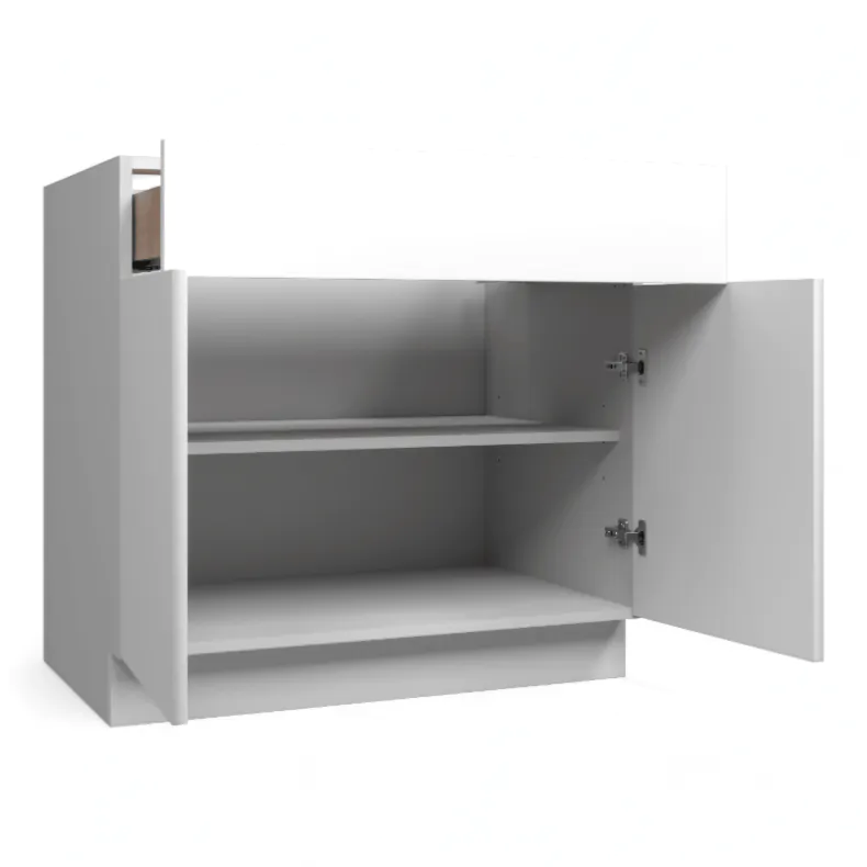 High Gloss Deep Blue 30" Base Cabinet - Double Doors - RTA High Gloss Deep Blue 30" Base Cabinet - Double Doors - RTA