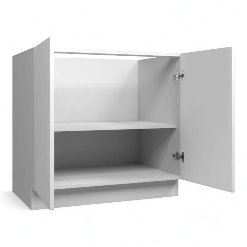Super Matte Jade 24" Base Cabinet - Full Height Door - Double Doors - RTA Super Matte Jade 24" Base Cabinet - Full Height Door - Double Doors - RTA