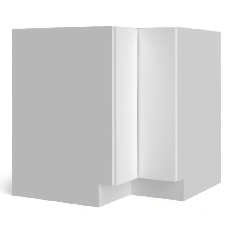 High Gloss Deep Blue 33" Lazy Susan Corner Base Cabinet - RTA