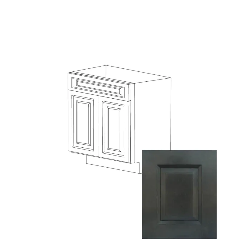 Driftwood Grey 24" Vanity Cabinet - RTA Driftwood Grey 24" Vanity Cabinet - RTA