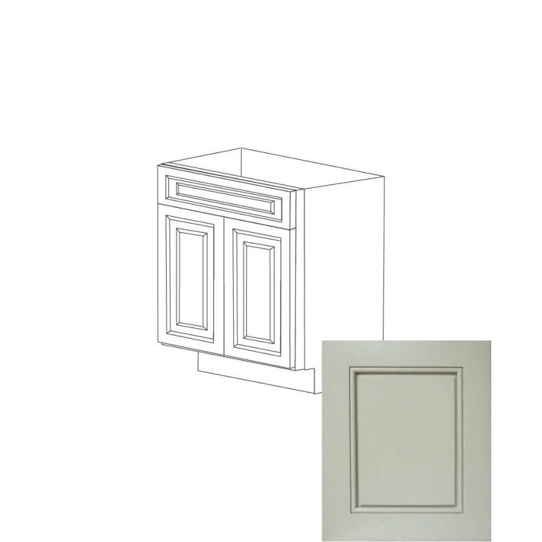 Romona Modern Gray 24" Vanity Cabinet - RTA