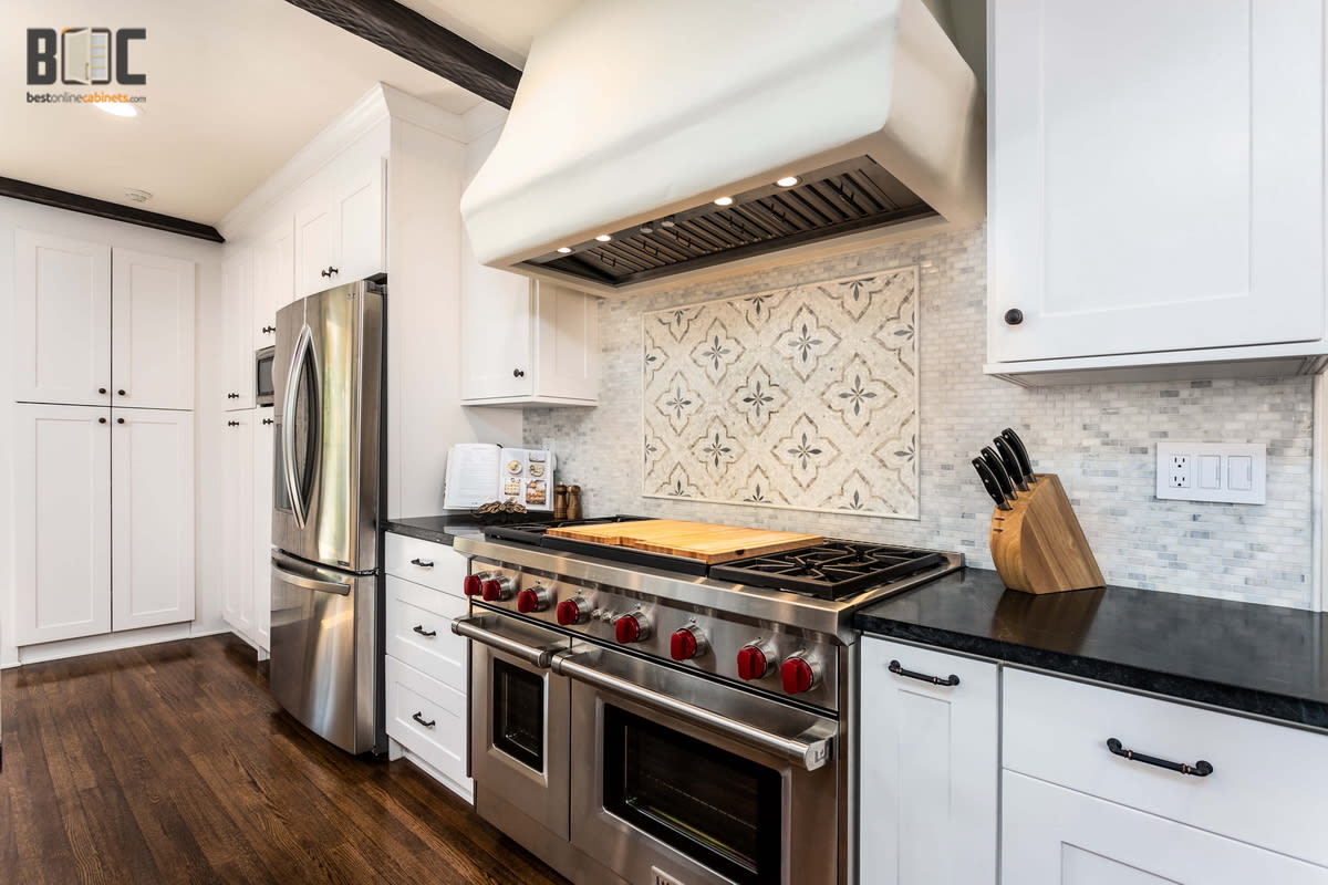 Download Malibu White Shaker Cabinets Top Quality Kitchen Cabinets