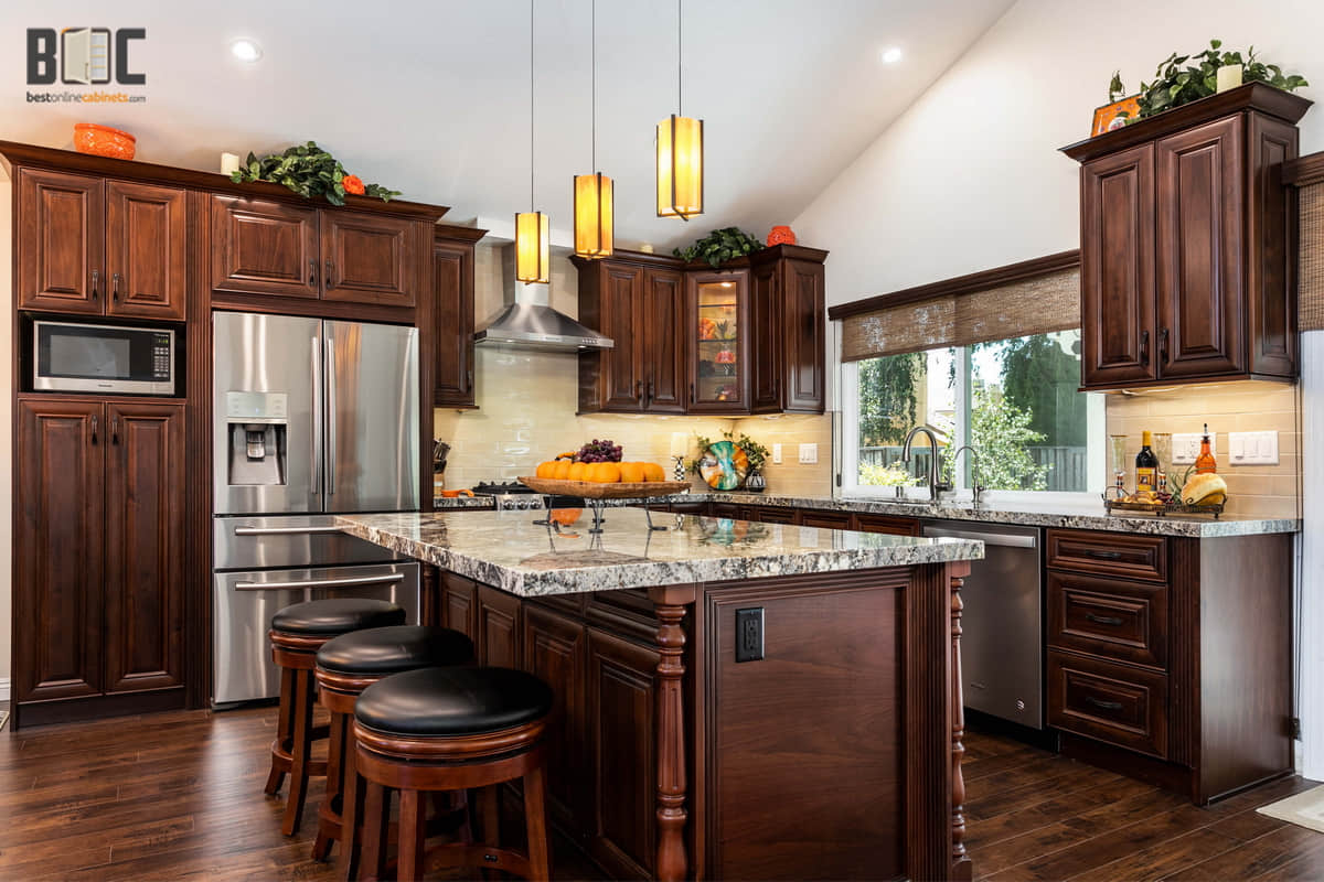 Kitchen Paint Ideas With Walnut Cabinets | Dandk Organizer